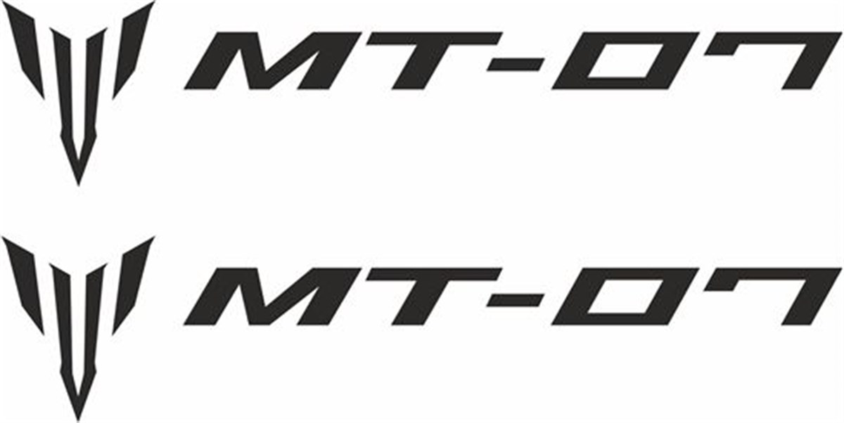 Yamaha MT-07 Sticker Etiket Modeli