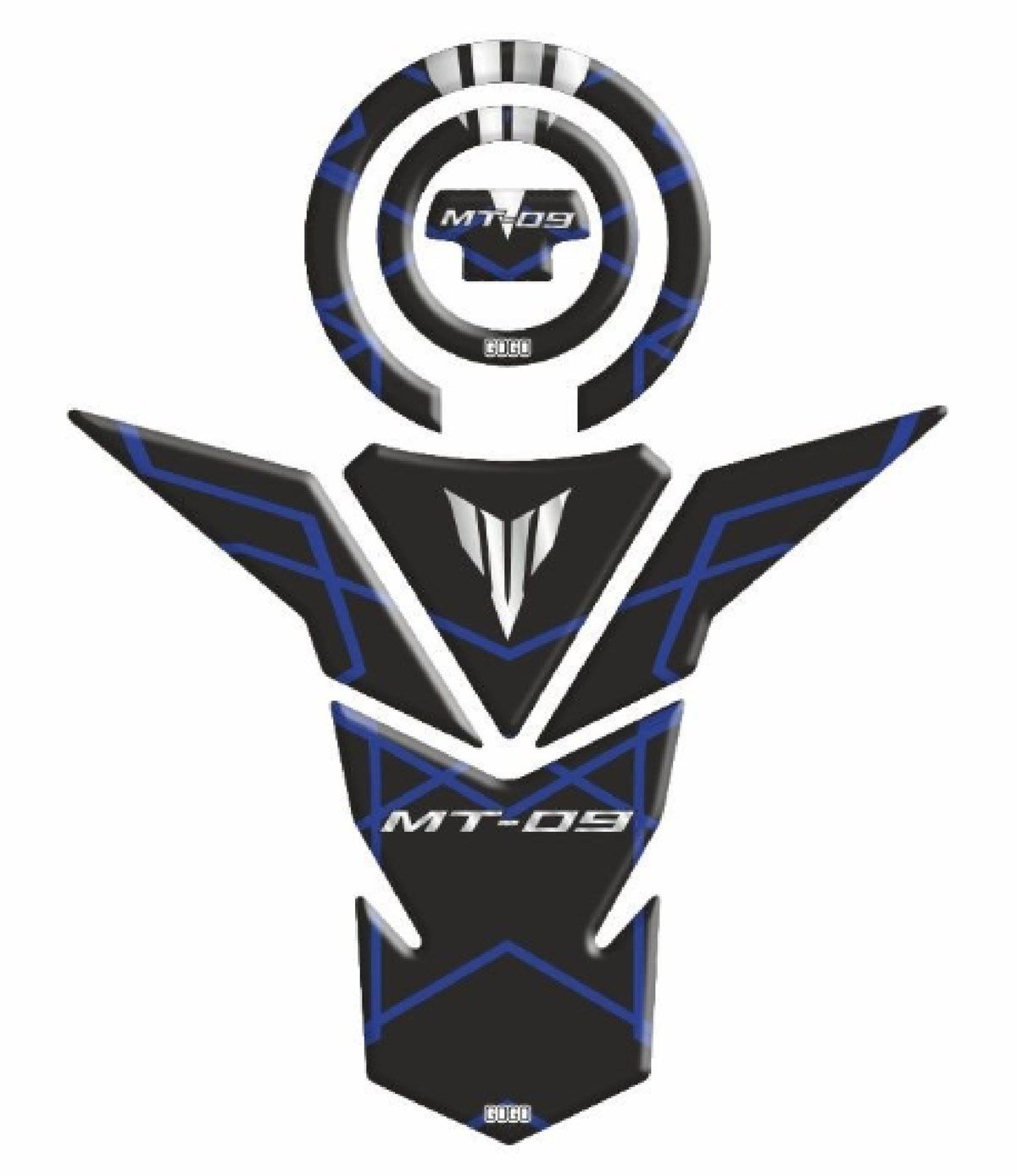 Yamaha MT 09 2013-2017 Uyumlu Tank Pad Set 006