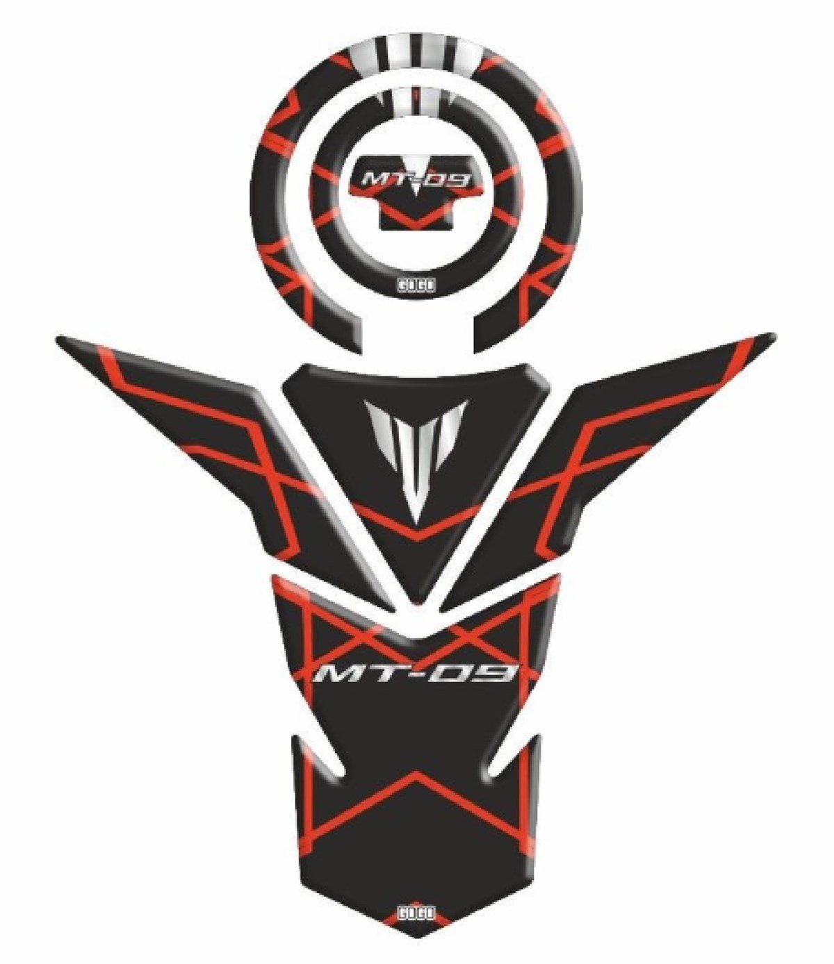 Yamaha MT 09 2013-2017 Uyumlu Tank Pad Set 007