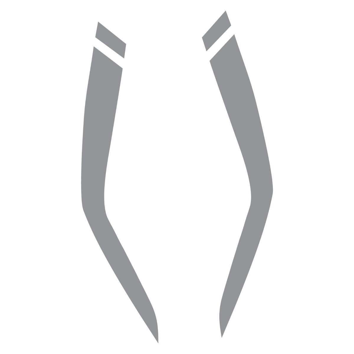 Yamaha MT-09 Depo Üstü Çift Çizgi  Kesikli Yazısız  Sticker Etiket Modeli