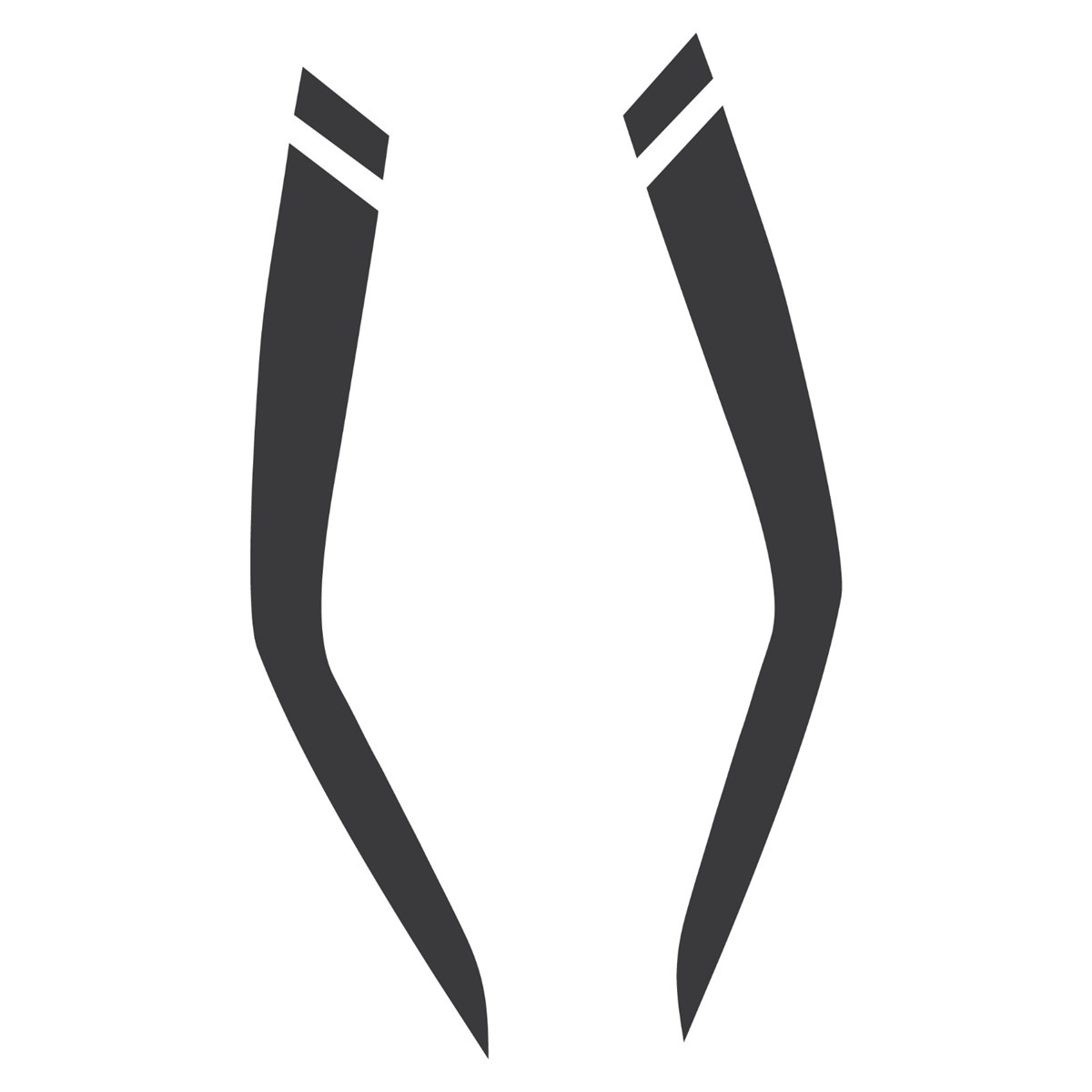 Yamaha MT-09 Depo Üstü Çift Çizgi  Kesikli Yazısız  Sticker Etiket Modeli