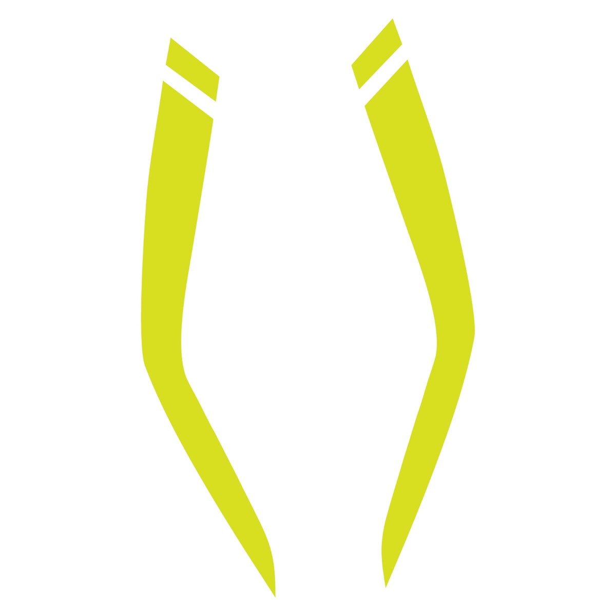 Yamaha MT-09 Depo Üstü Çift Çizgi  Kesikli Yazısız  Sticker Etiket Modeli