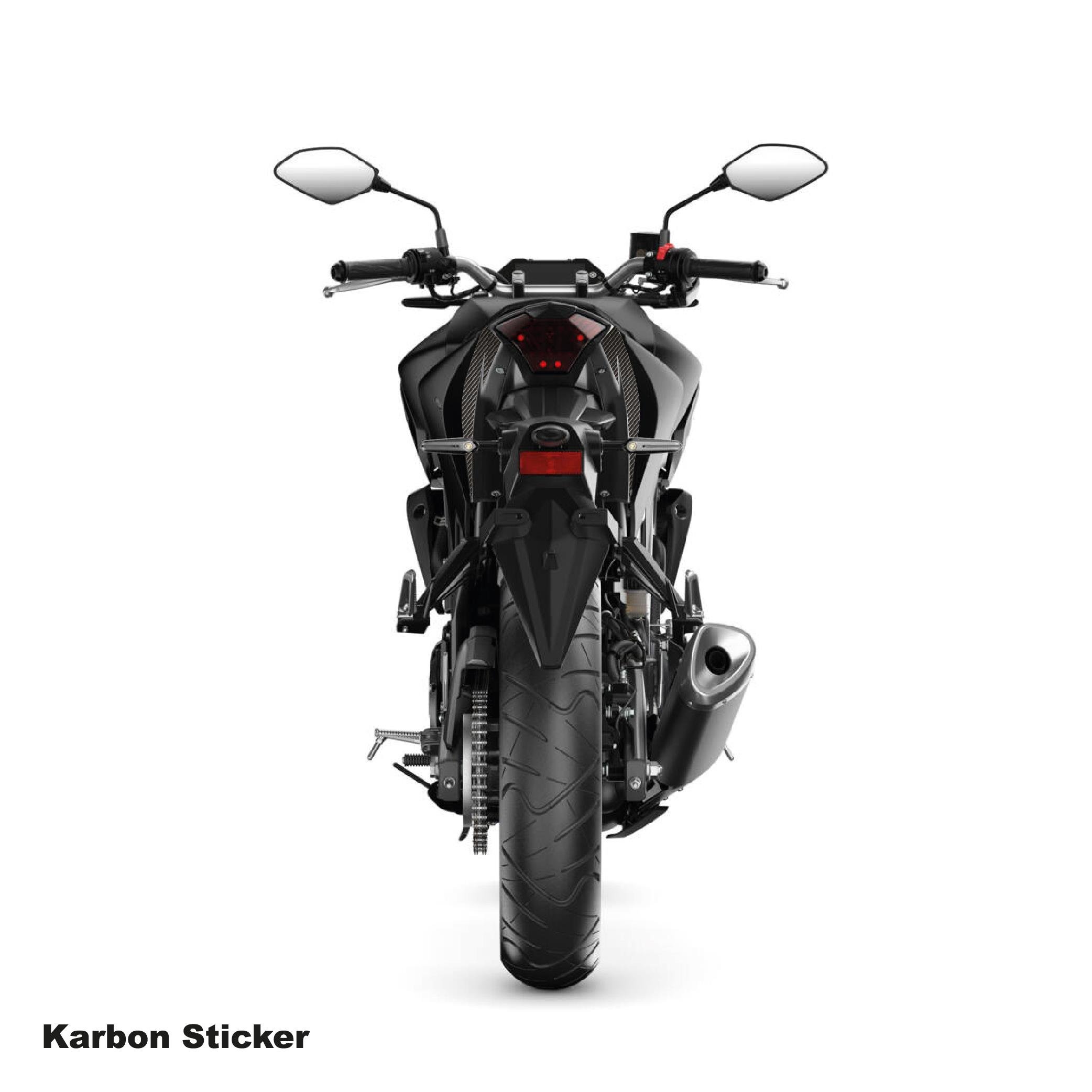 MT-03Yamaha MT-25 2020-2024 Arka Kuyruk Altı Karbon Sticker Etiket Modeli