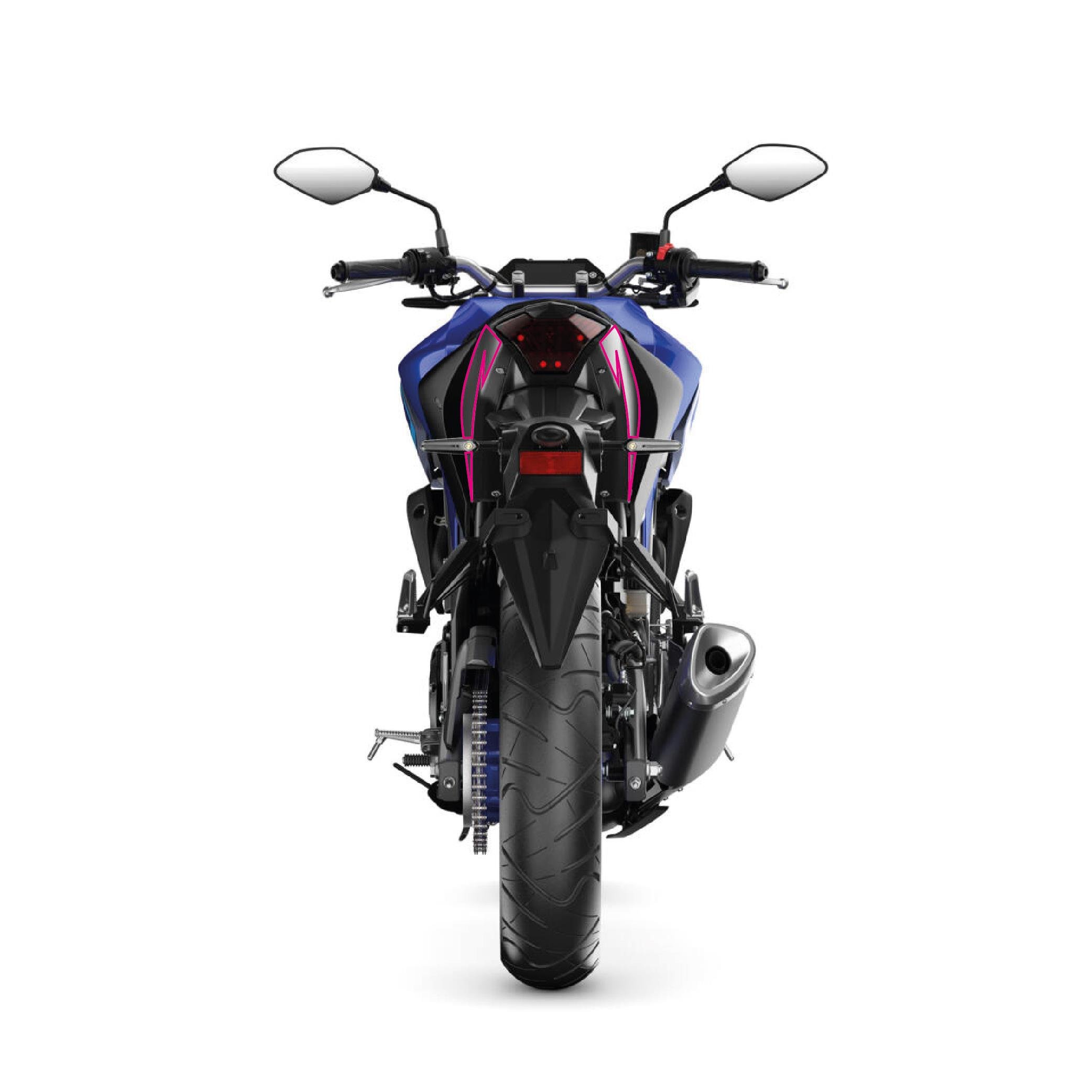 MT-03Yamaha MT-25 2020-2024 Arka Kuyruk Altı Karbon Sticker Etiket Modeli