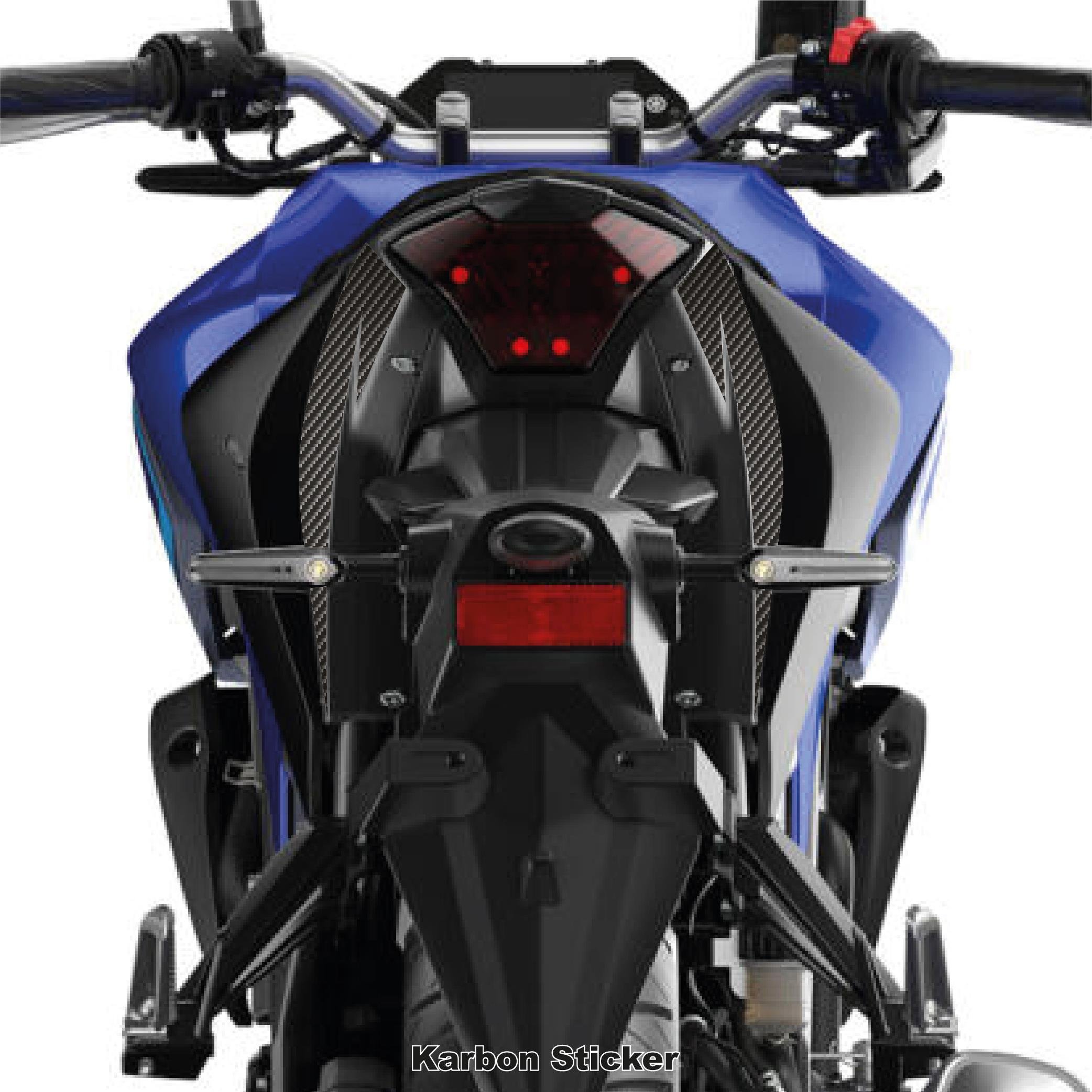 MT-03Yamaha MT-25 2020-2024 Arka Kuyruk Altı Karbon Sticker Etiket Modeli