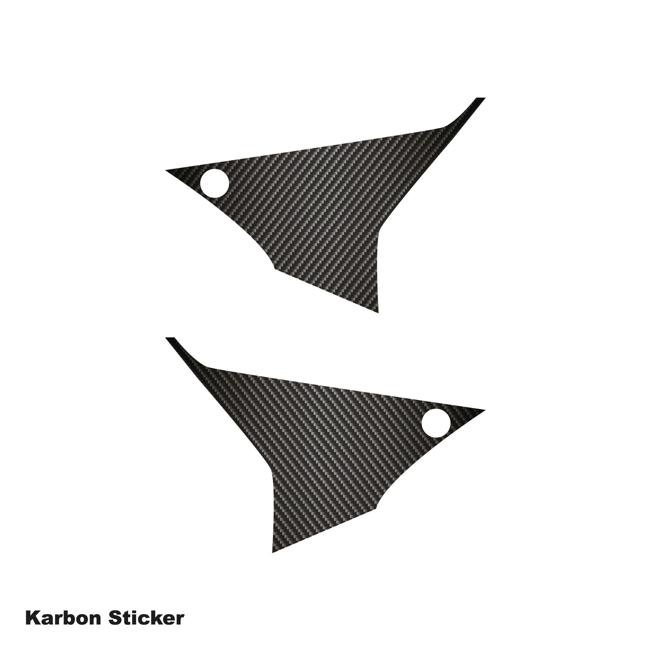 MT-03Yamaha MT-25 2020-2024 Orta Şase Üstü Plastik Karbon Sticker Etiket Modeli