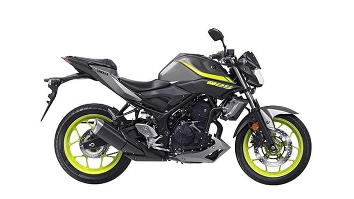 Yamaha MT-25 Depo Üstü Çizgi Sticker Etiket Modeli