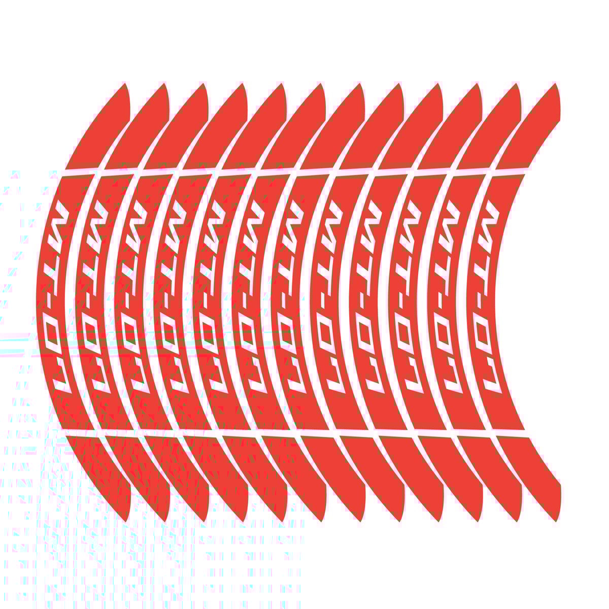 Yamaha MT İç Dış Jant Sticker