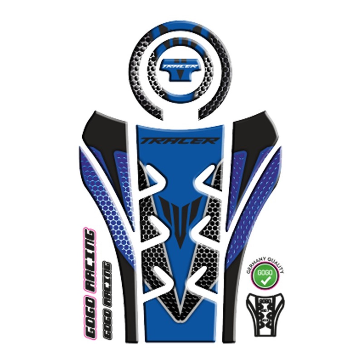 YAMAHA MT07 TRACER UYUMLU TANK PAD SET 002