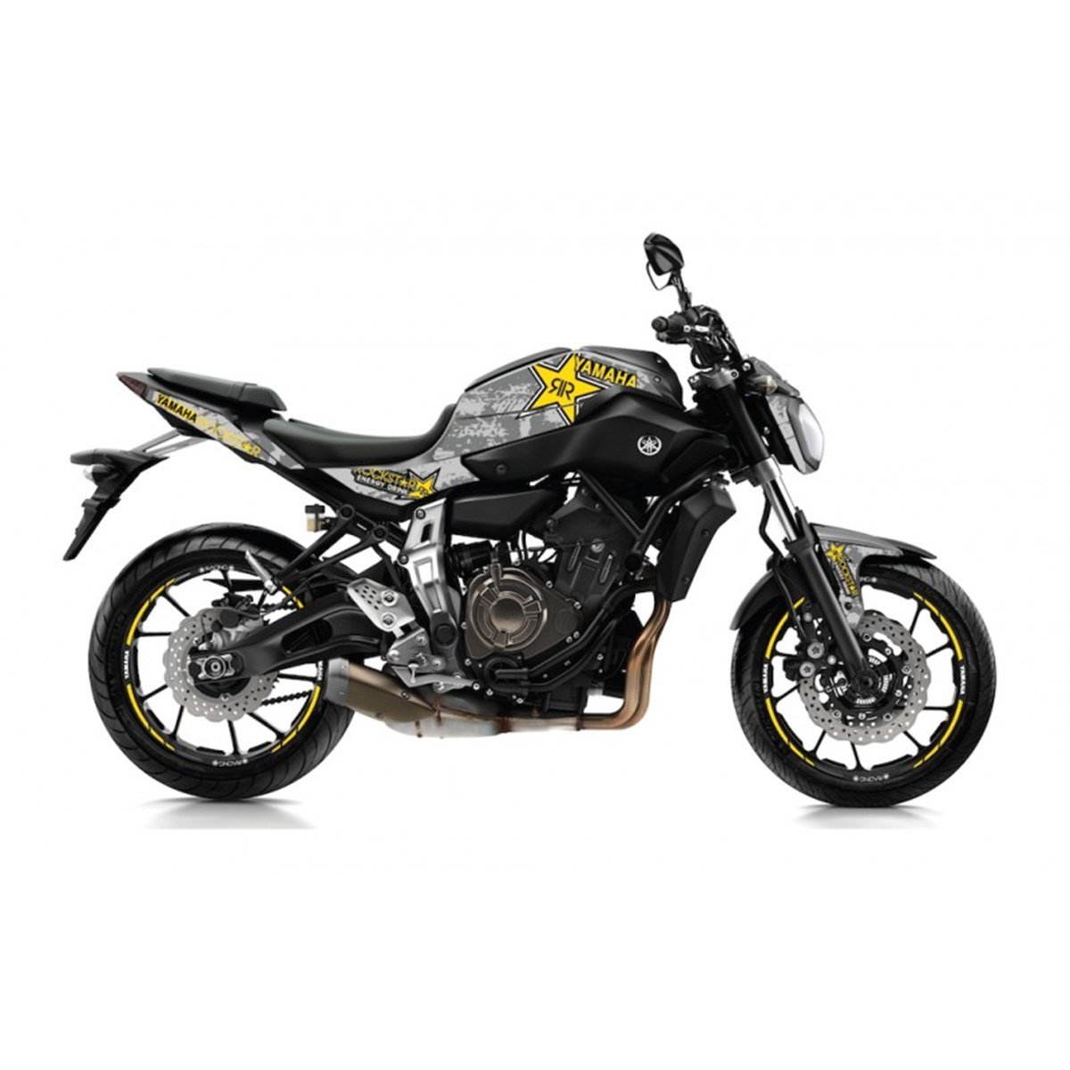 YAMAHA MT07 Yıldız ROCKSTAR  Desenli Full Kaplama Modeli