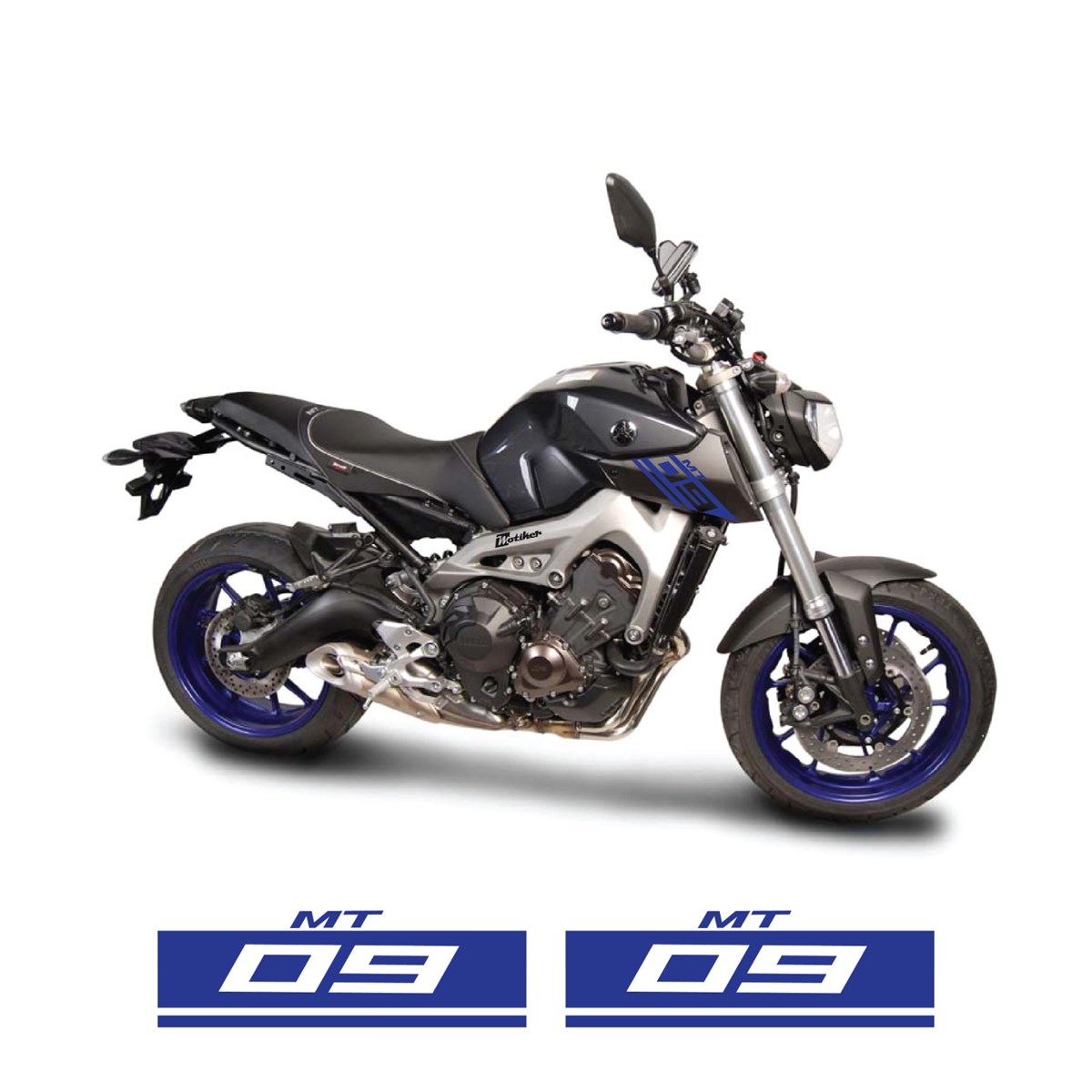 Yamaha MT09 Depo Yanı Yazı Sticker Etiket Modeli
