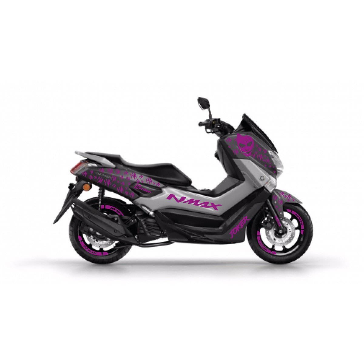 Yamaha N-Max Joker Desenli Takım Sticker Etiket Modeli