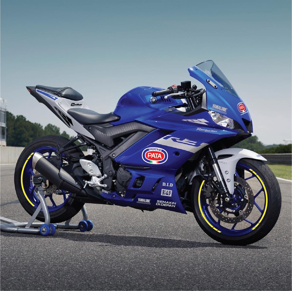 Yamaha PATA Sticker Etiker Takımı