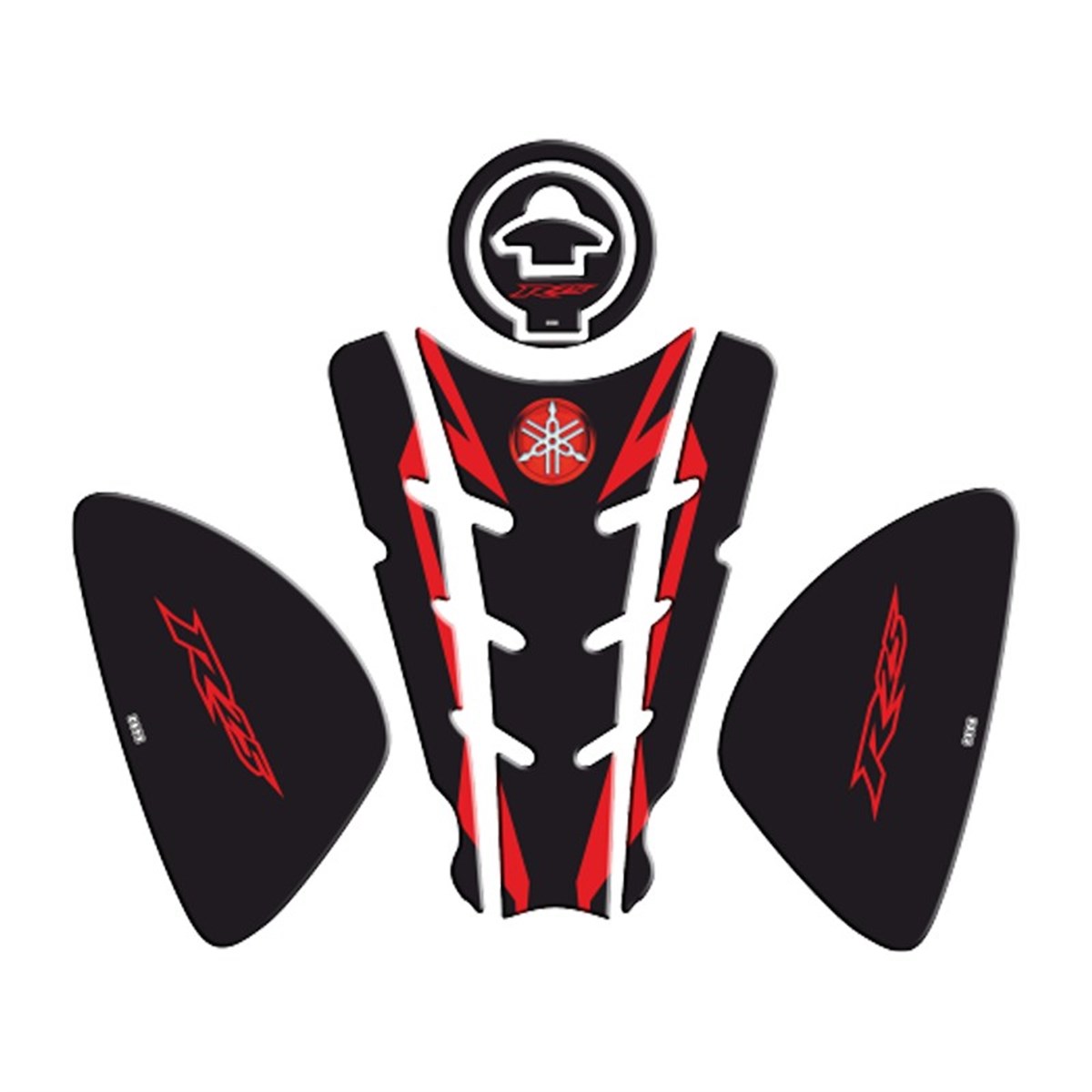 YAMAHA R25 2014-18 UYUMLU TANK PAD SET 009