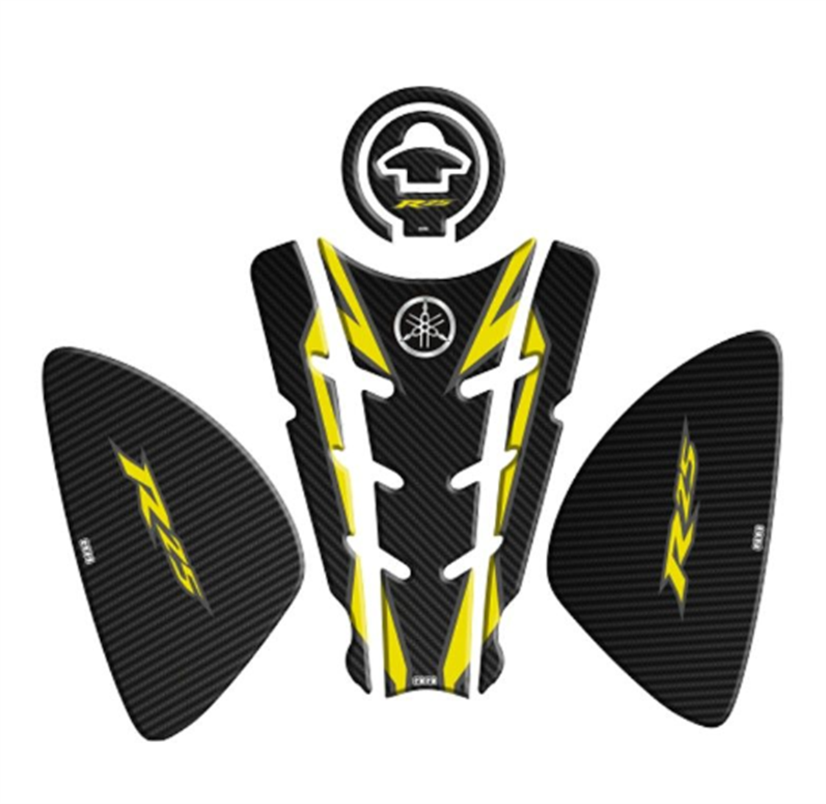 Yamaha R25 2014-2018 Uyumlu MotosikletTank Pad Set 015