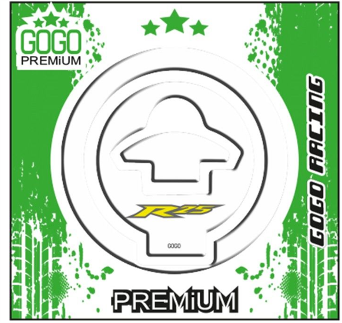 Yamaha R25 2014-2018 Uyumlu Motosiklet Depo Kapak Pad 015