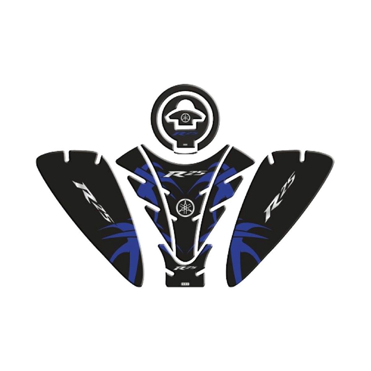 YAMAHA R25 2019 - 2023 UYUMLU TANK PAD SET 005