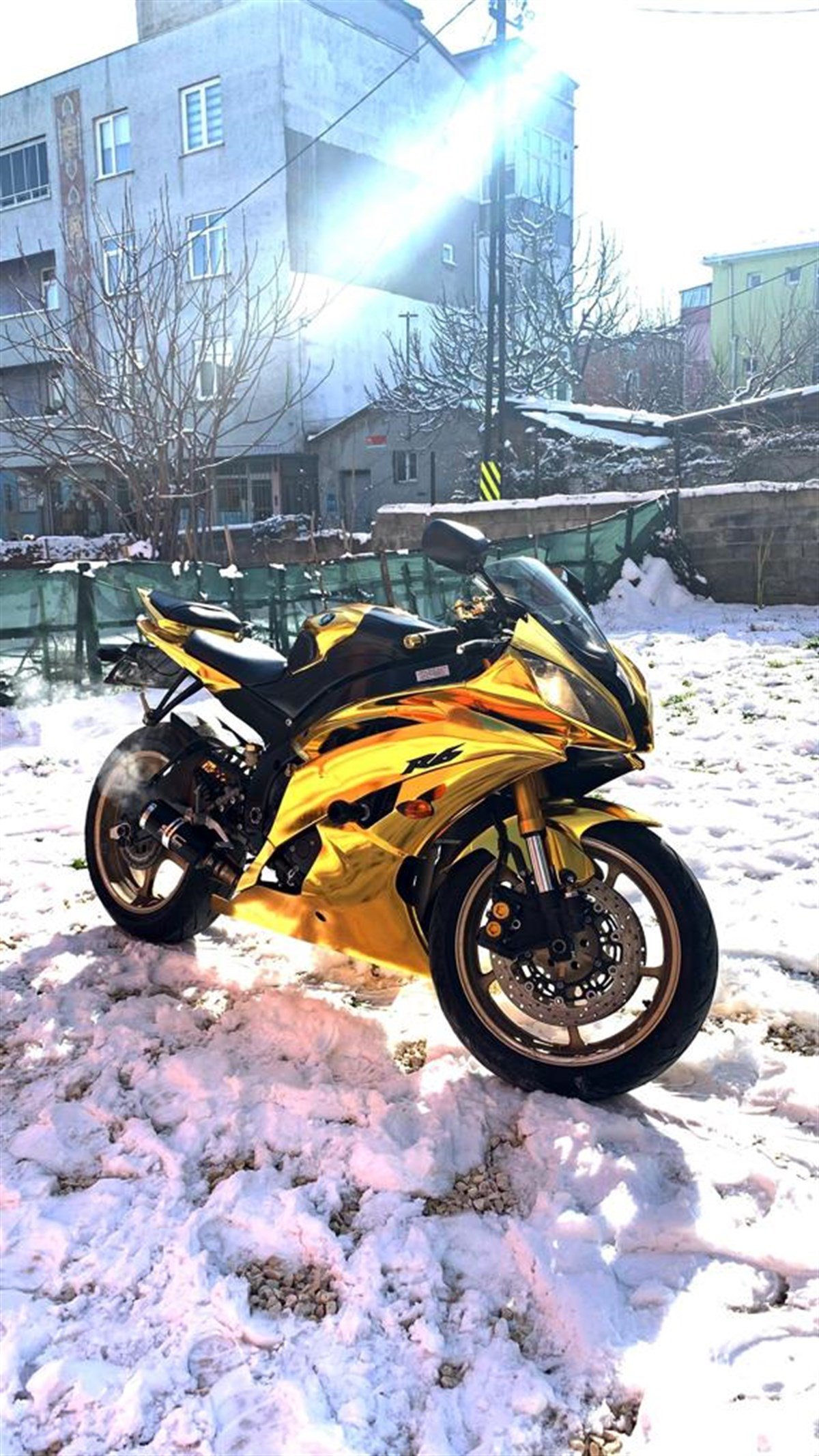 Yamaha R6 Takım Gold Kaplama 