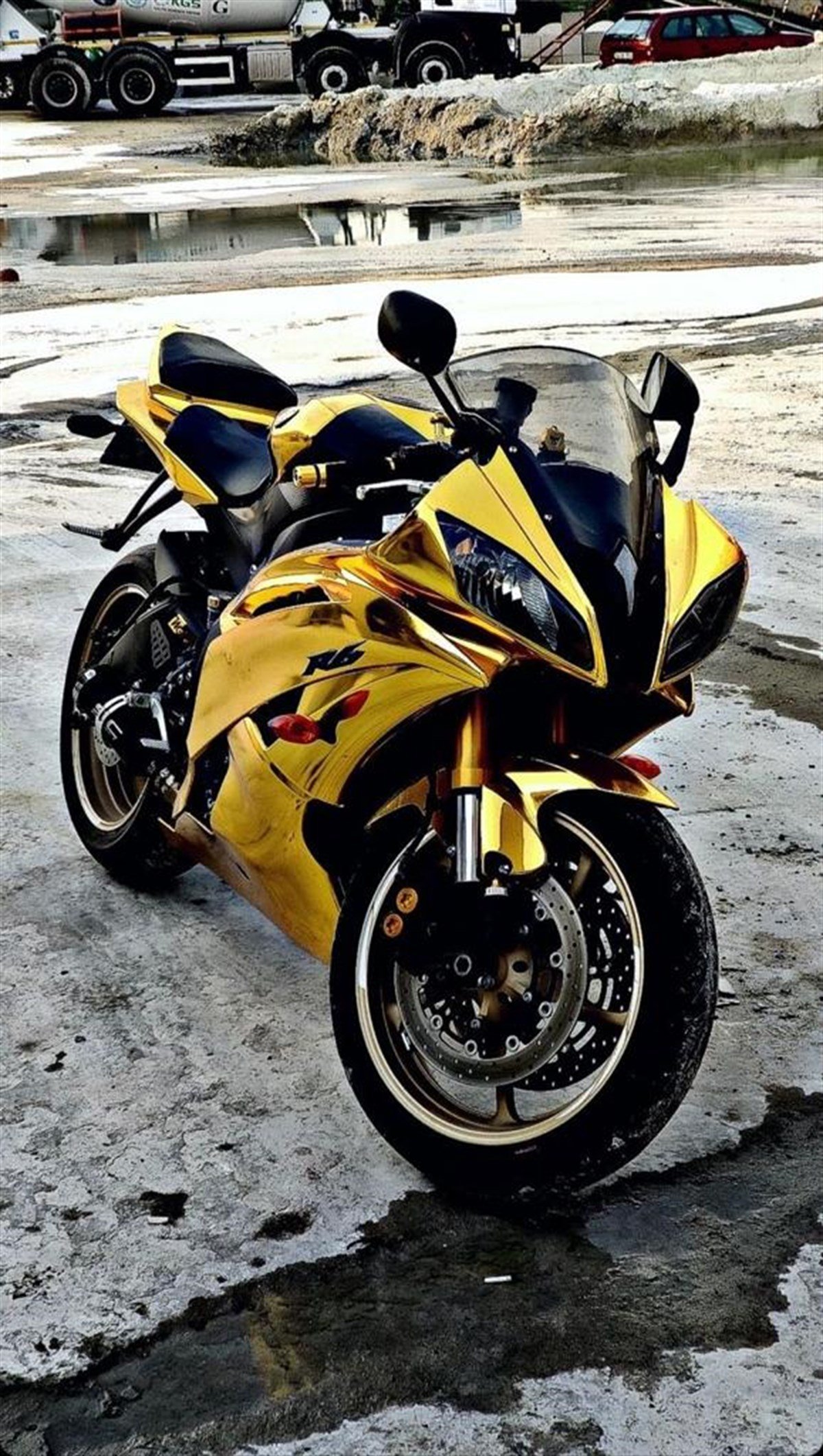 Yamaha R6 Takım Gold Kaplama 