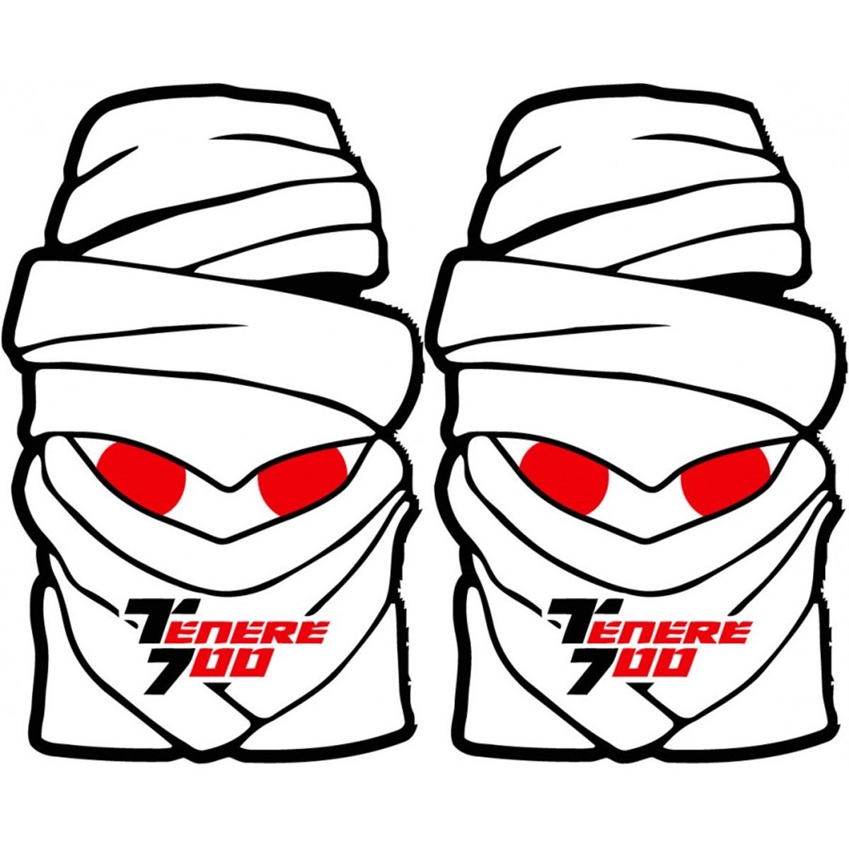 Yamaha Tenere 700  Sticker Etiket Modeli