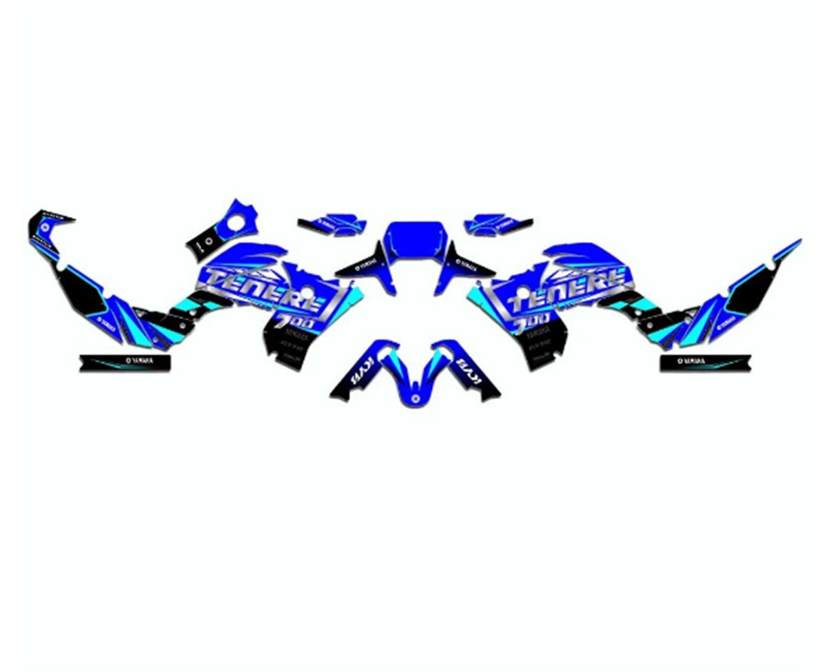 Yamaha Tenere 700 Takım Sticker Etiket Modeli