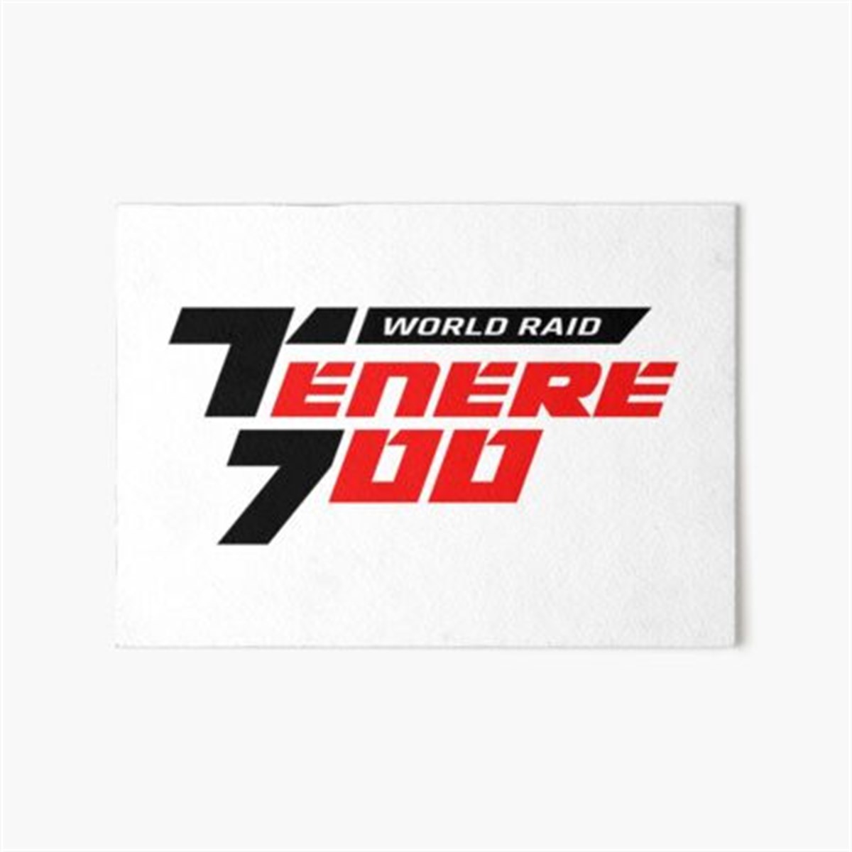 Yamaha Tenere 700 World Raıd Kırmızı Sticker Etiket Modeli