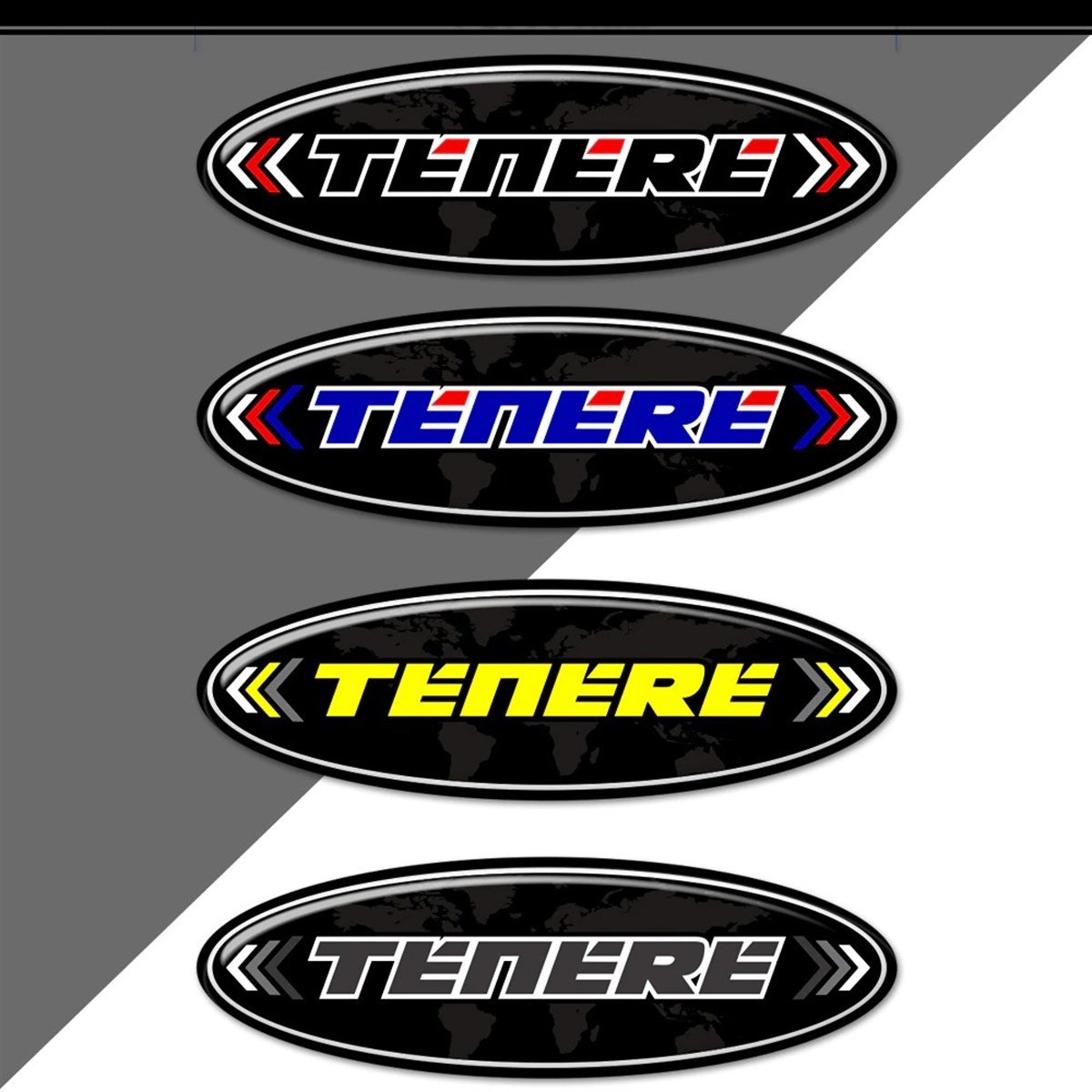 Yamaha Tenere Damla Sticker Etiket Modeli