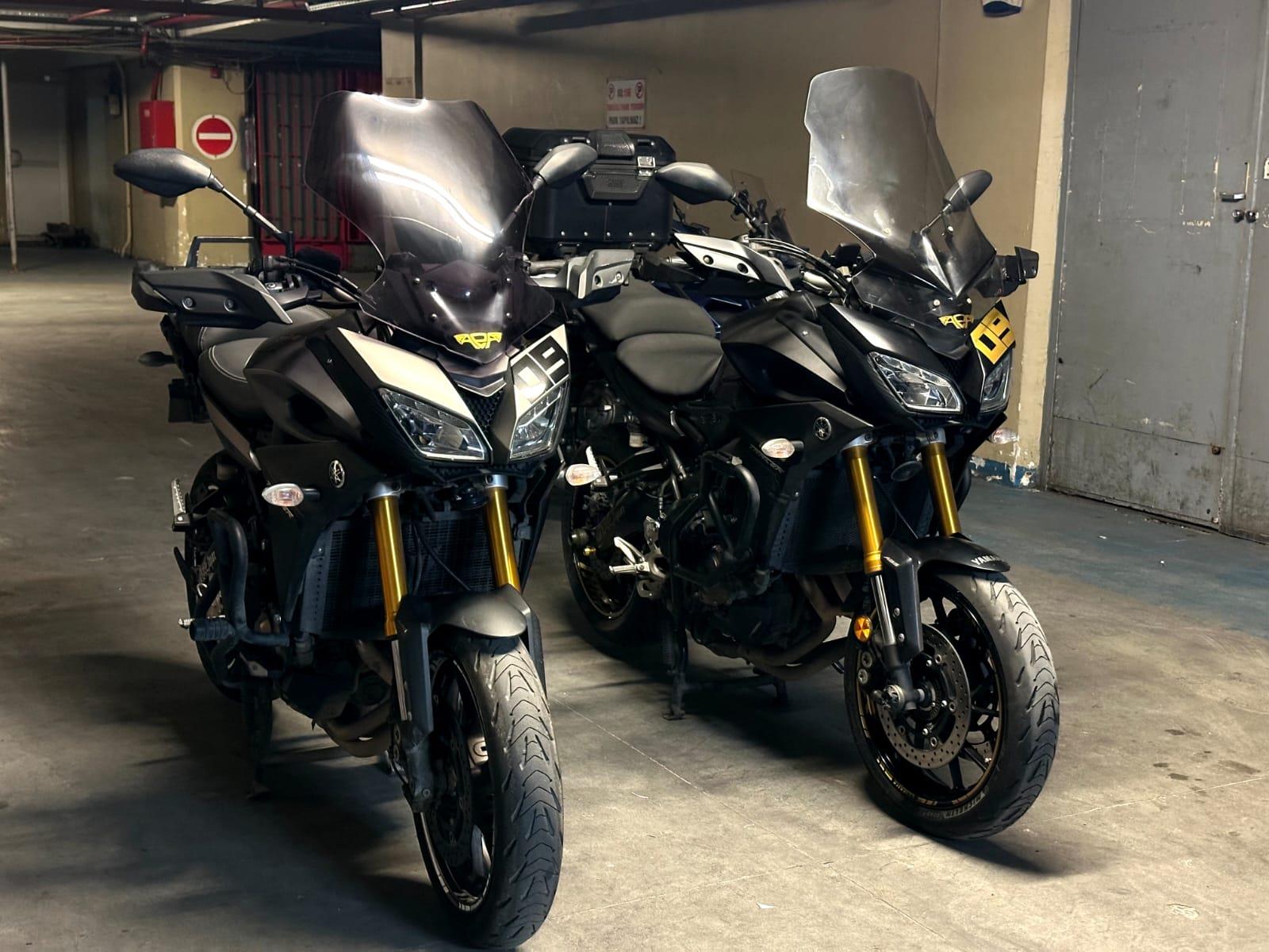 YAMAHA TRACER 09 Gold Tasarım Motosiklet Sticker Etiket Modeli