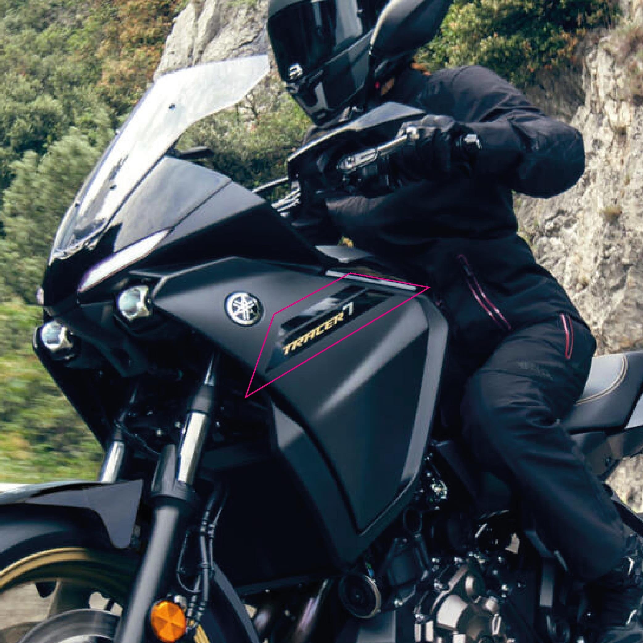 TRACER 700Yamaha Tracer 7 Yan Grenaj Orj. Tasarım Sticker Etiket Modeli