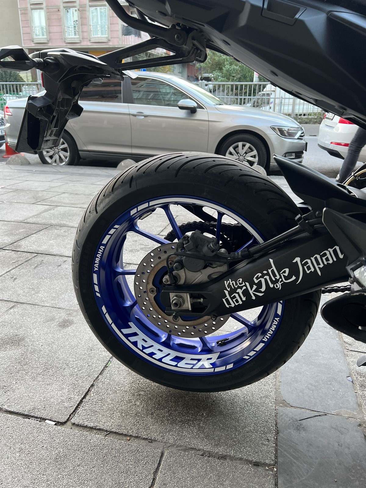 Yamaha Tracer Jant İç Yazılı Sticker Etiket Modeli