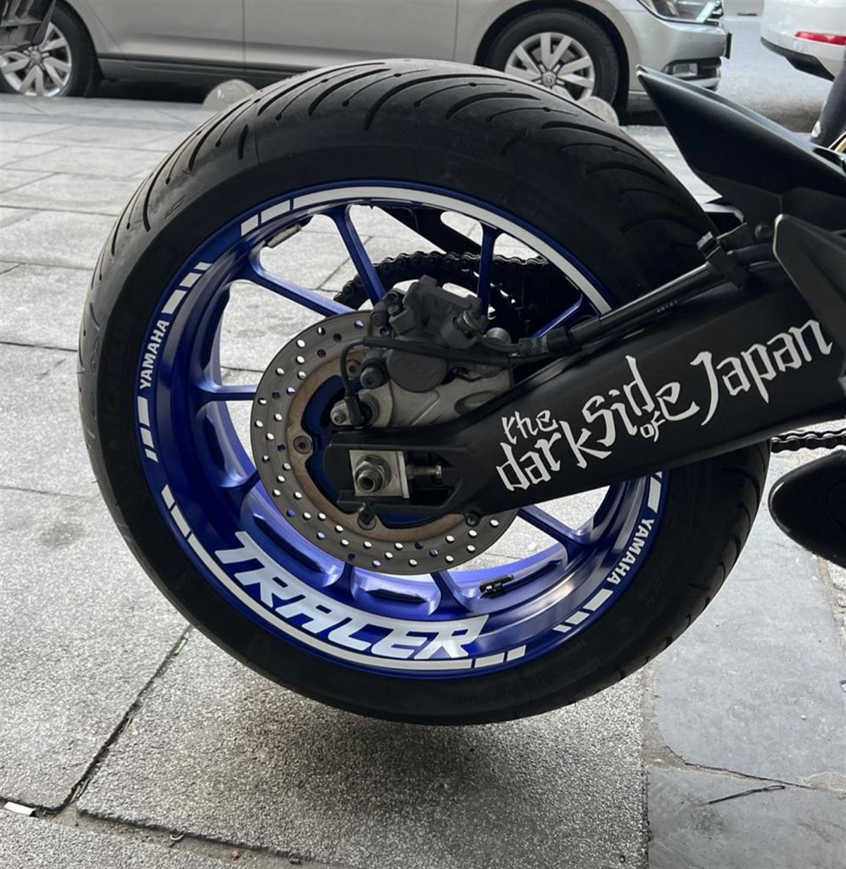 Yamaha Tracer Jant İç Yazılı Sticker Etiket Modeli