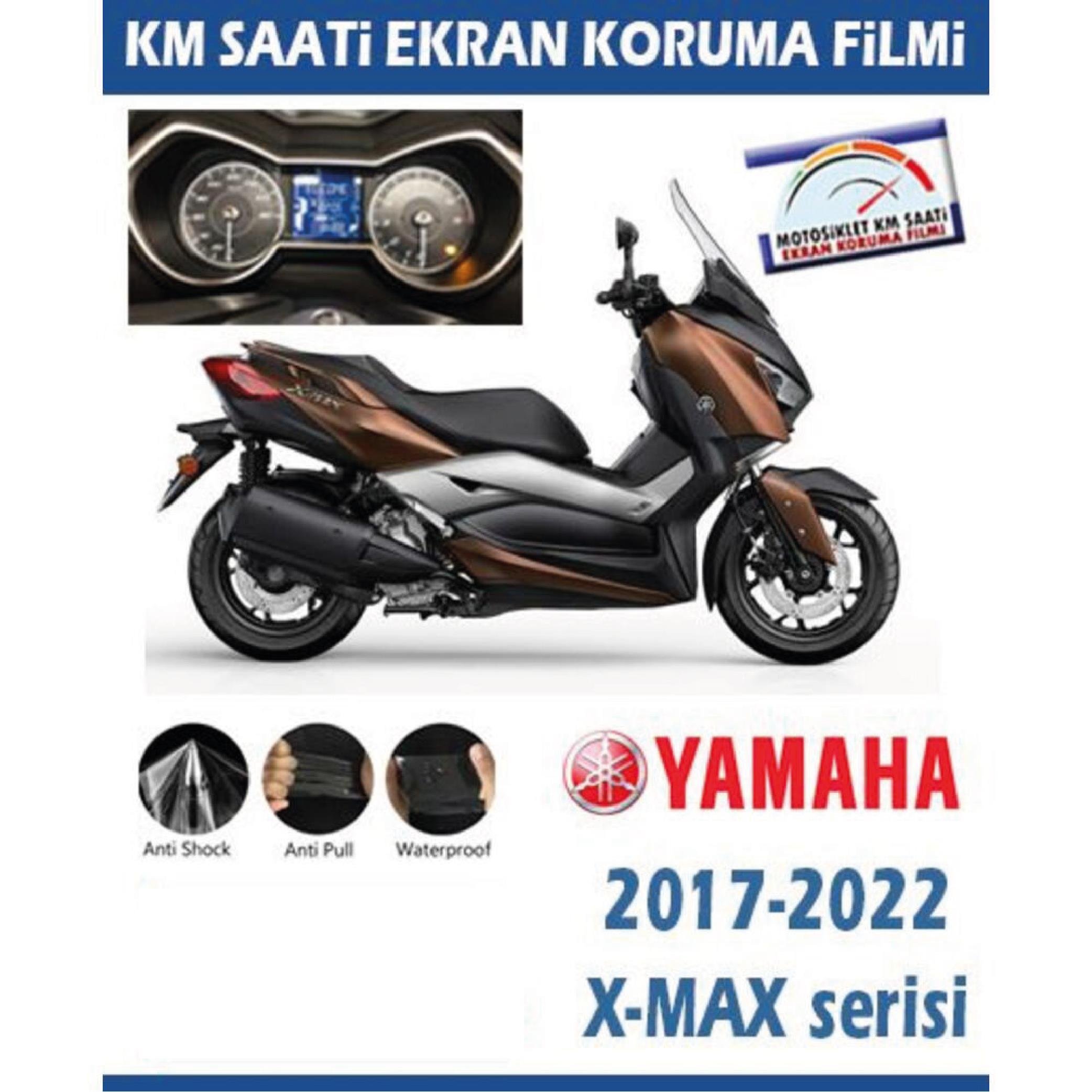 Ekran KorumasıYamaha X-Max 2017-2022 Motosiklet Ekran Km Koruyucu