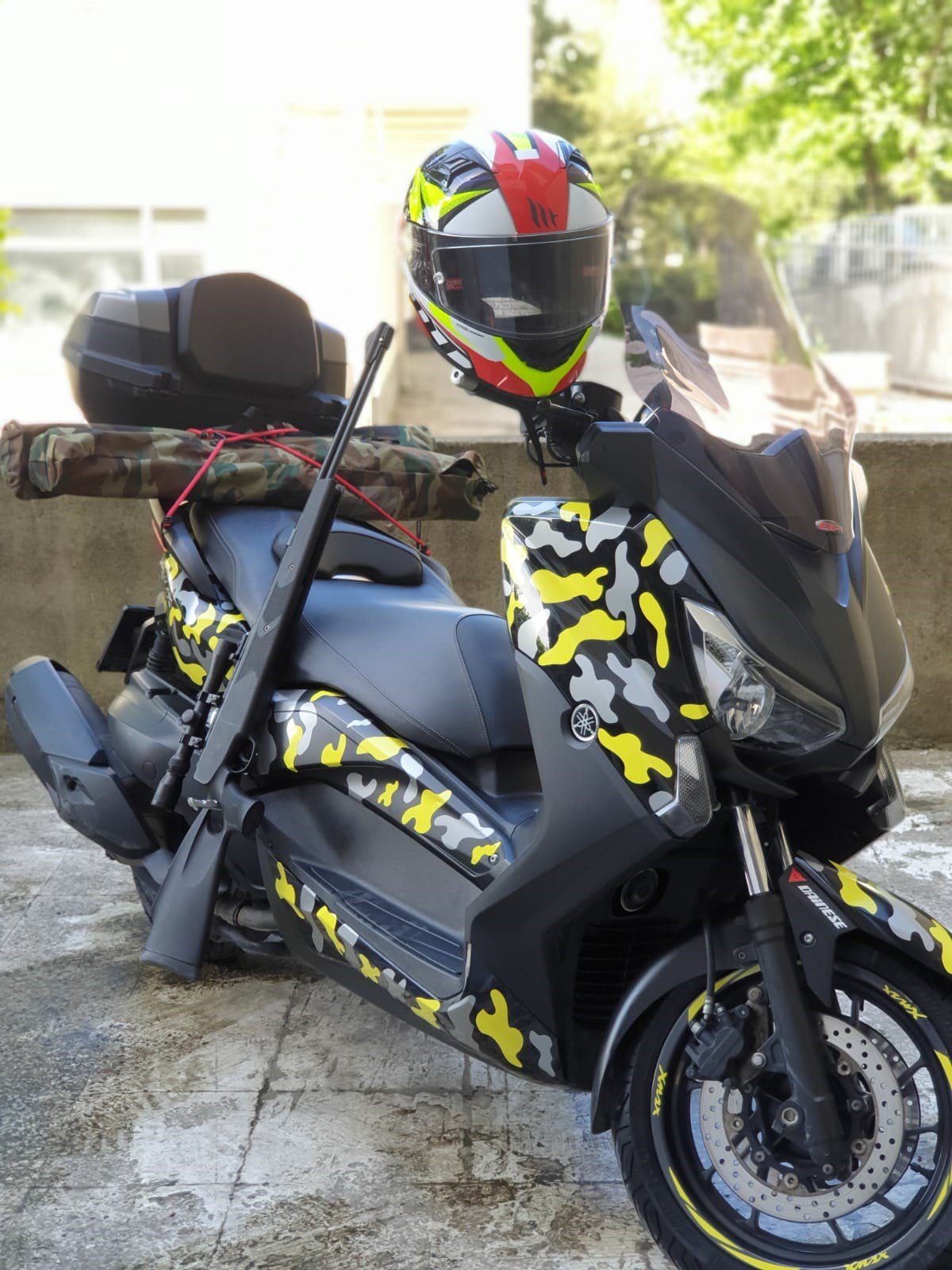 YAMAHA X-MAX KAMUFLAJ TAKIM STİCKER MODELİ