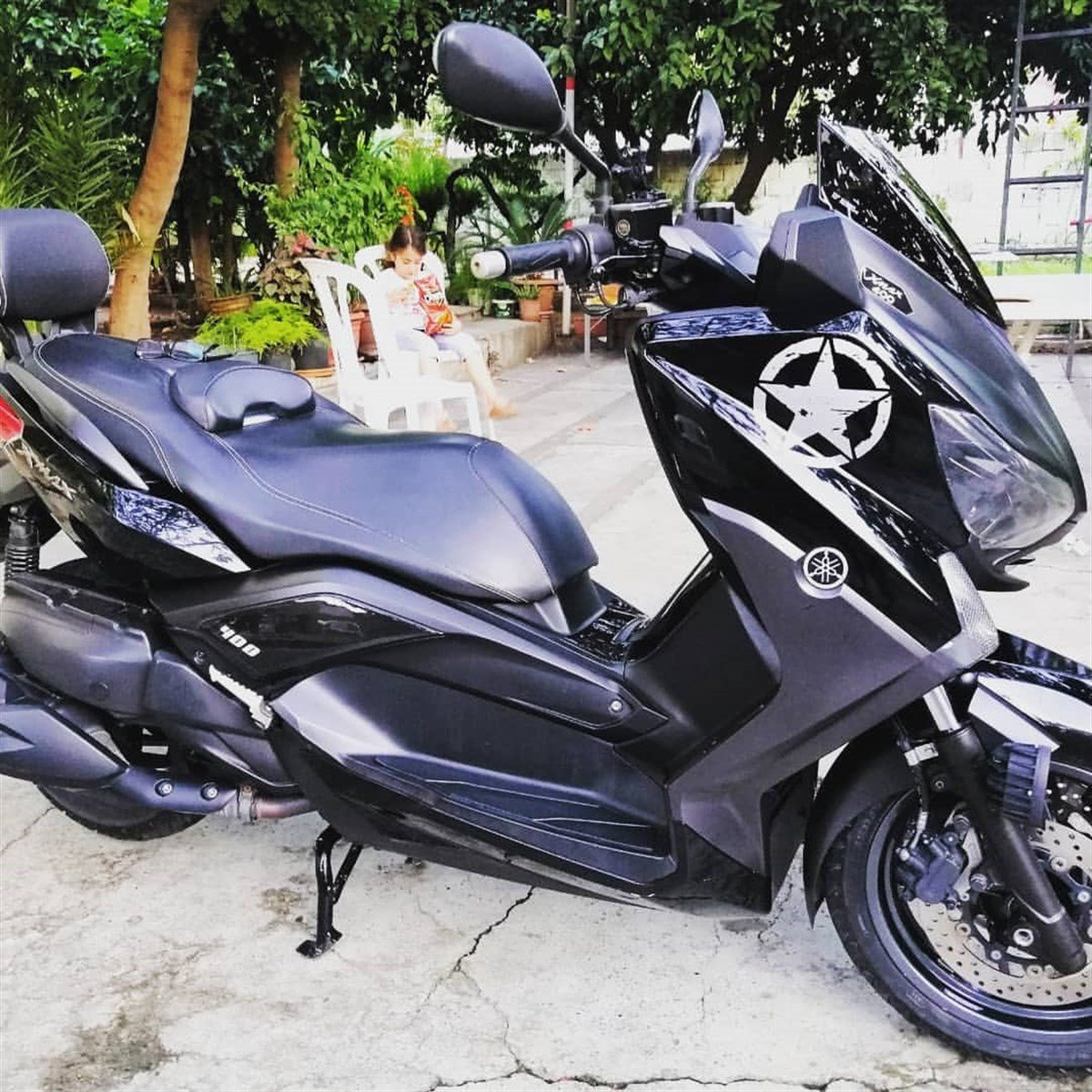 Yamaha XMAX 400 Tank Pad Damla Sticker Takım Seti