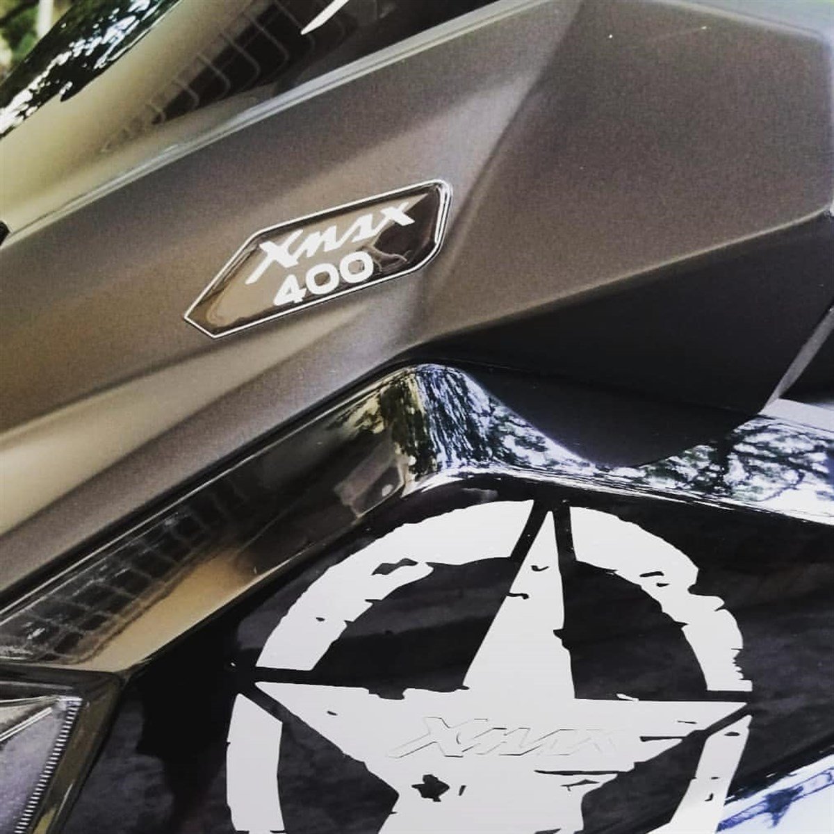 Yamaha XMAX 400 Tank Pad Damla Sticker Takım Seti