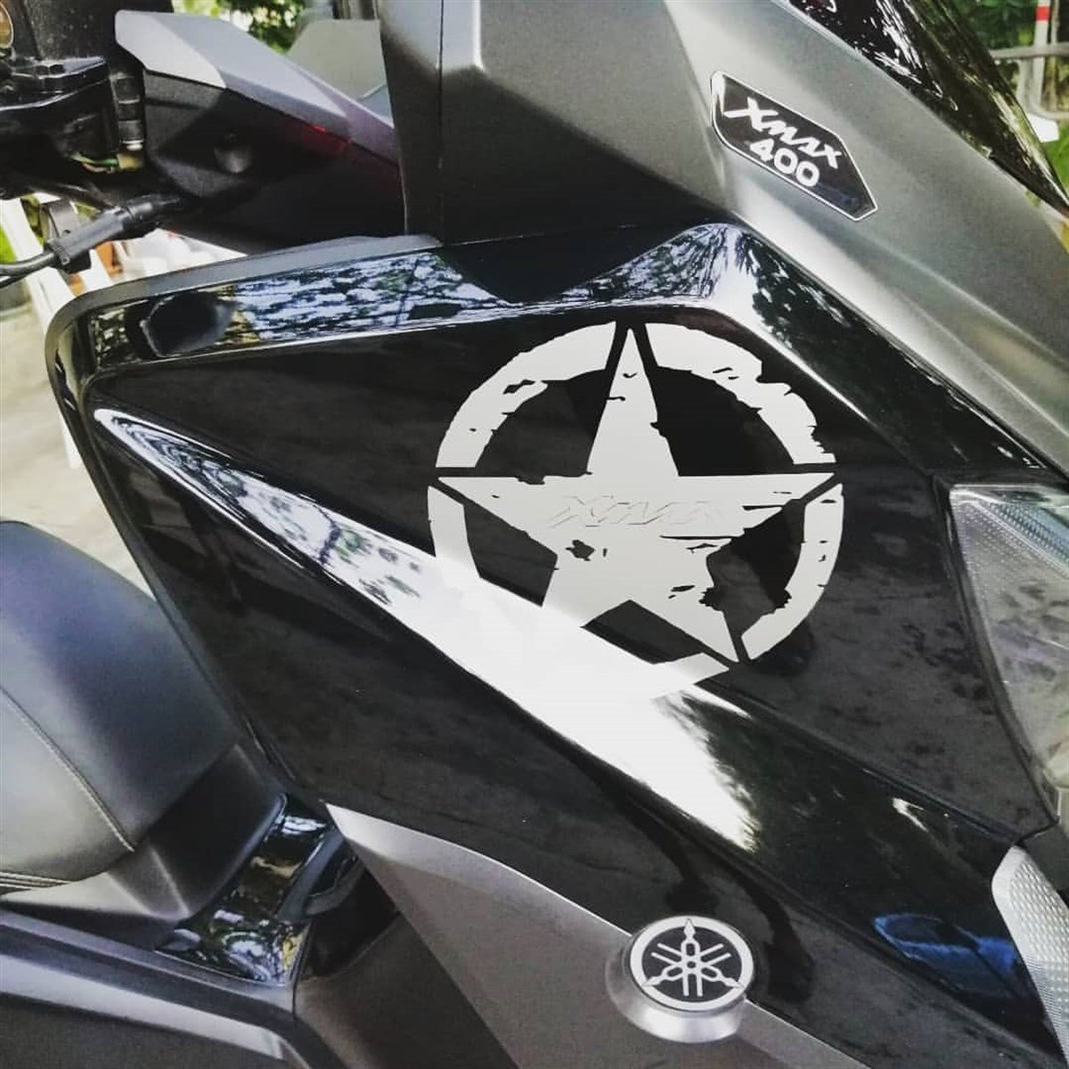 Yamaha XMAX 400 Tank Pad Damla Sticker Takım Seti