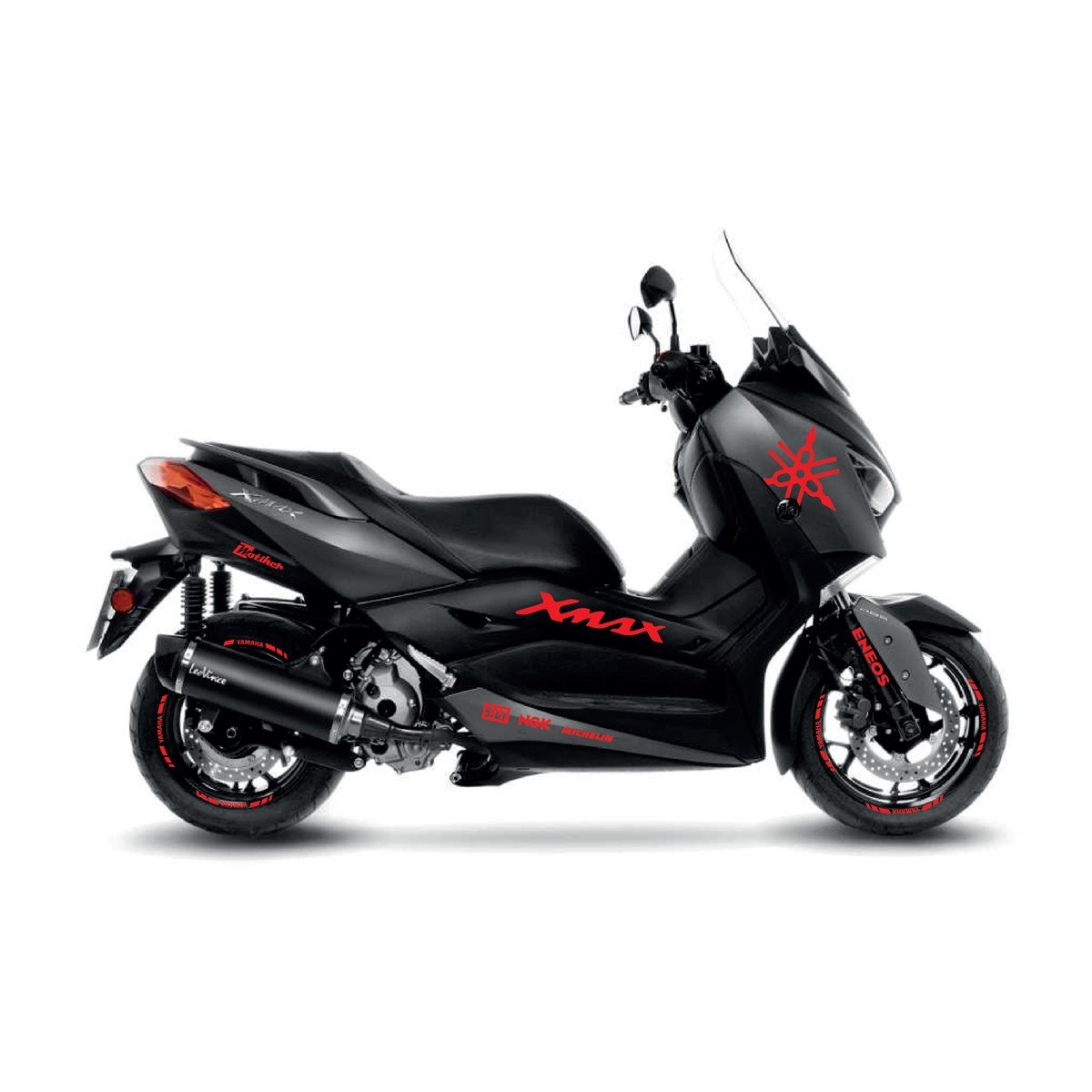 Yamaha XMAX Desenli Sticker Etiket Modeli