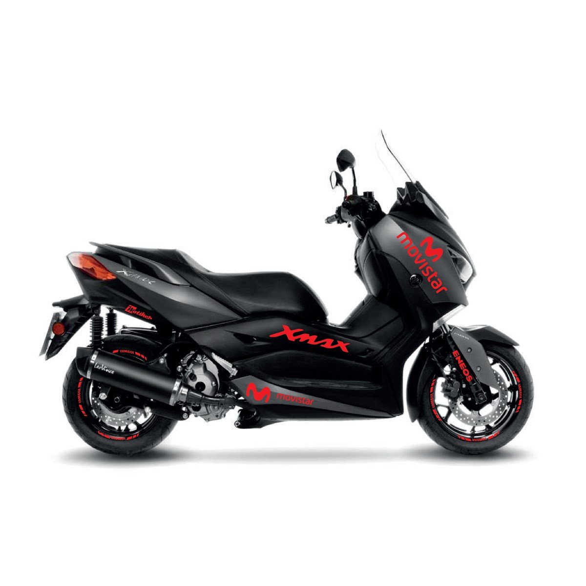 Yamaha XMAX Movıstar Sticker Etiket Modeli