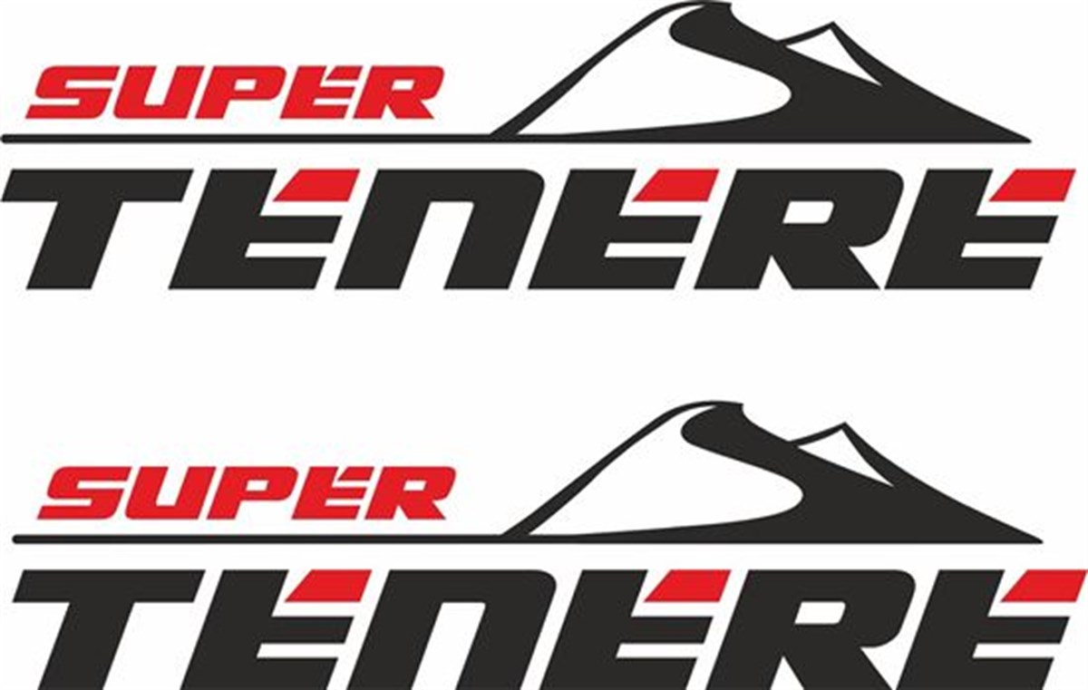 Yamaha XT Super Tenere Givi Siyah - Kırmızı Sticker Etiket Modeli