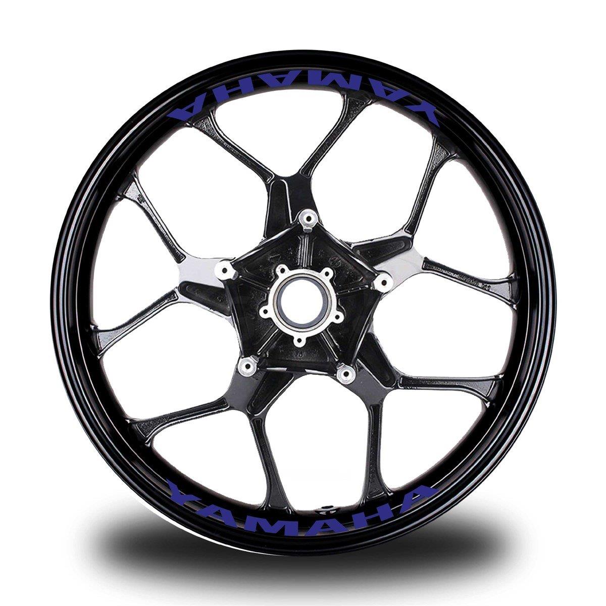 YAMAHAYamaha Yazılı 8Li Jant İçi Yazı Sticker Etiket Lacivert(Gece Mavisi)