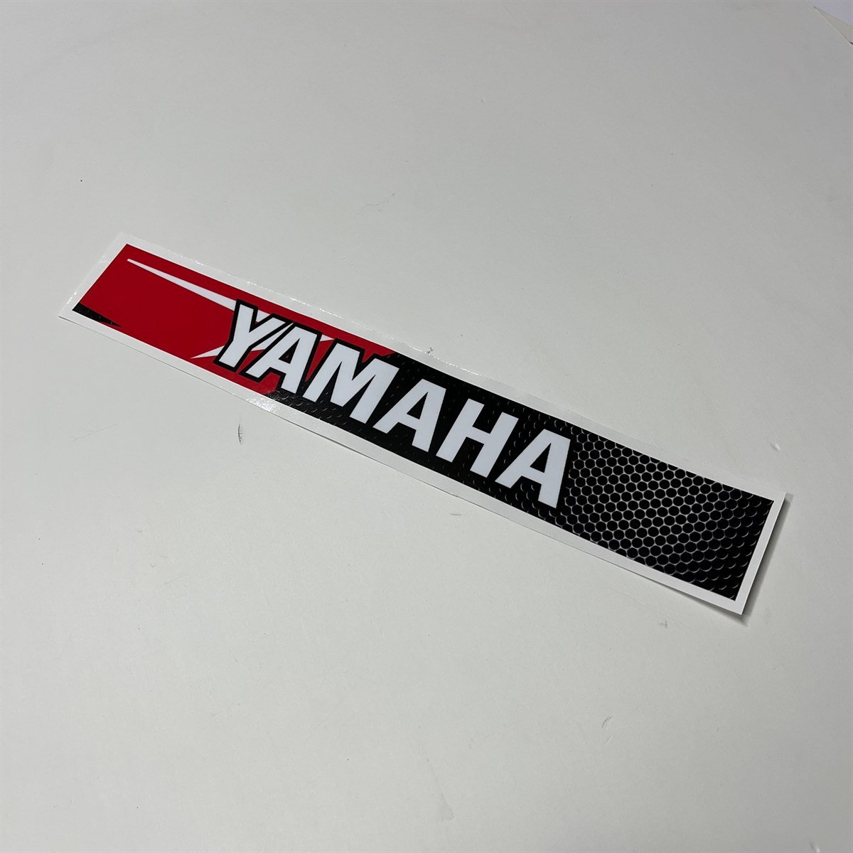 Yamaha Yazılı Kırmızı Arka Maşa Sticker Modeli 2