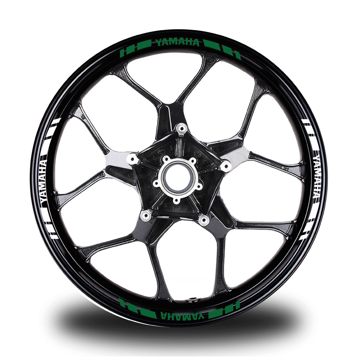 YAMAHA YAZILI KISA DIŞ ŞERİT 16'LI ÇİFT RENK JANT STICKER MODELİ