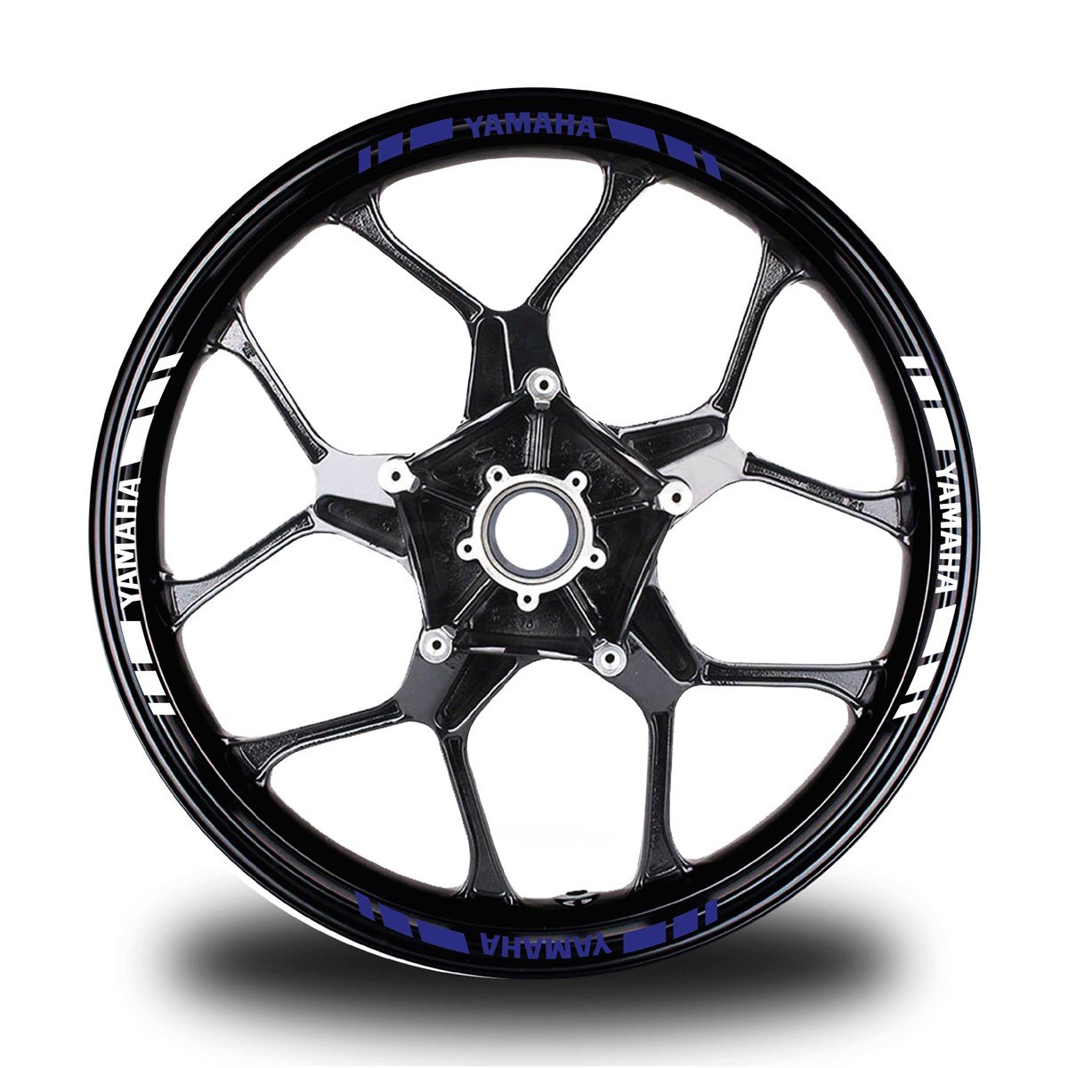 YAMAHA YAZILI KISA DIŞ ŞERİT 16'LI ÇİFT RENK JANT STICKER MODELİ