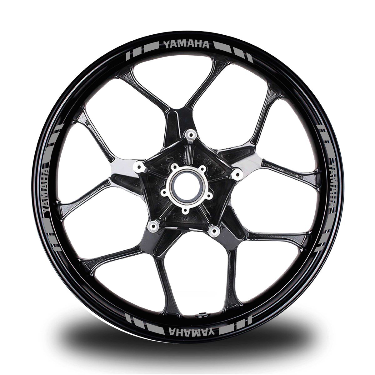 YAMAHA YAZILI KISA DIŞ ŞERİT 16'LI TEK RENK JANT STICKER MODELİ