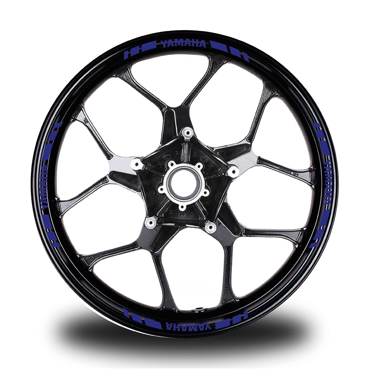 YAMAHA YAZILI KISA DIŞ ŞERİT 16'LI TEK RENK JANT STICKER MODELİ