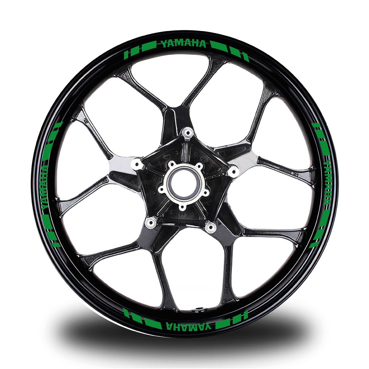 YAMAHA YAZILI KISA DIŞ ŞERİT 16'LI TEK RENK JANT STICKER MODELİ