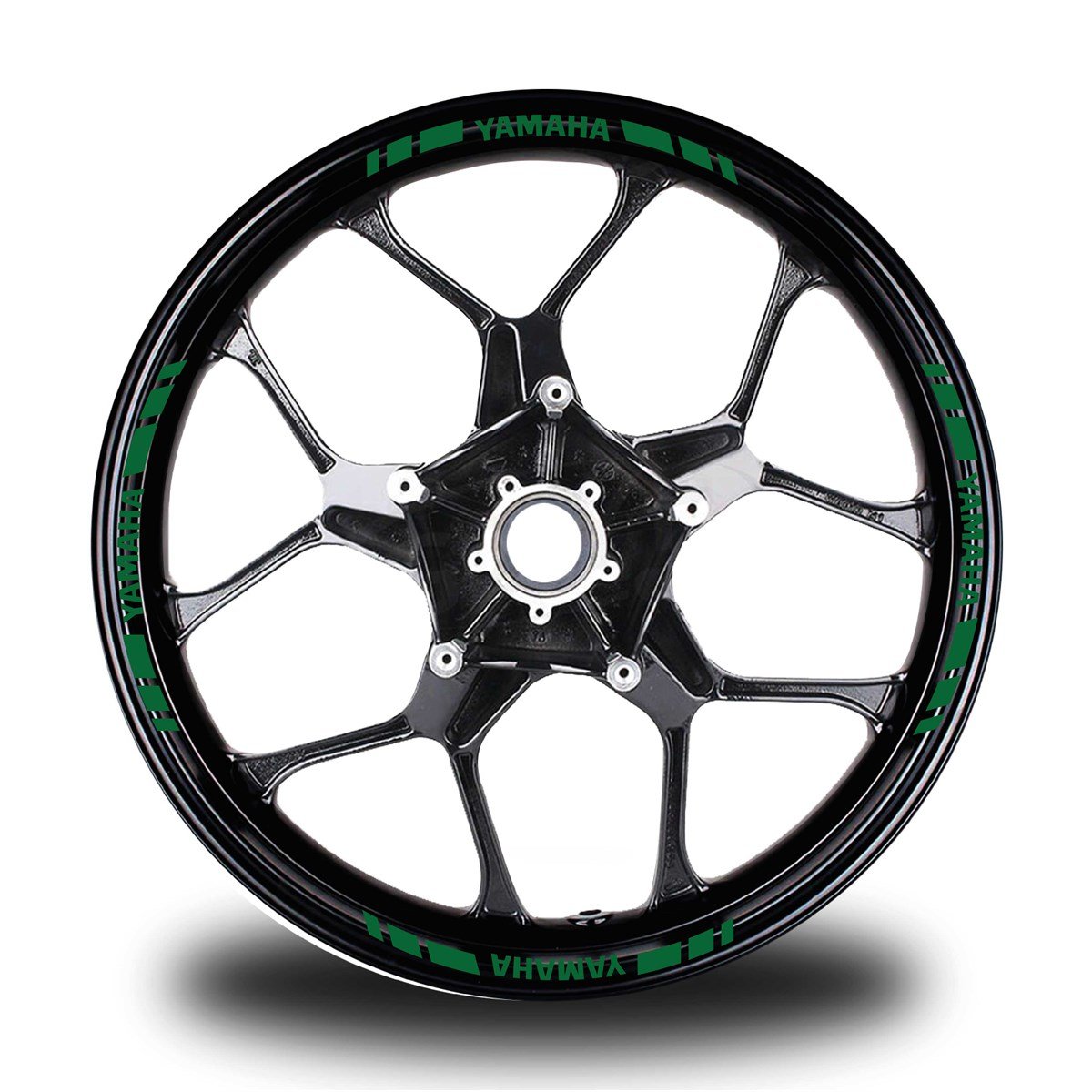 YAMAHA YAZILI KISA DIŞ ŞERİT 16'LI TEK RENK JANT STICKER MODELİ