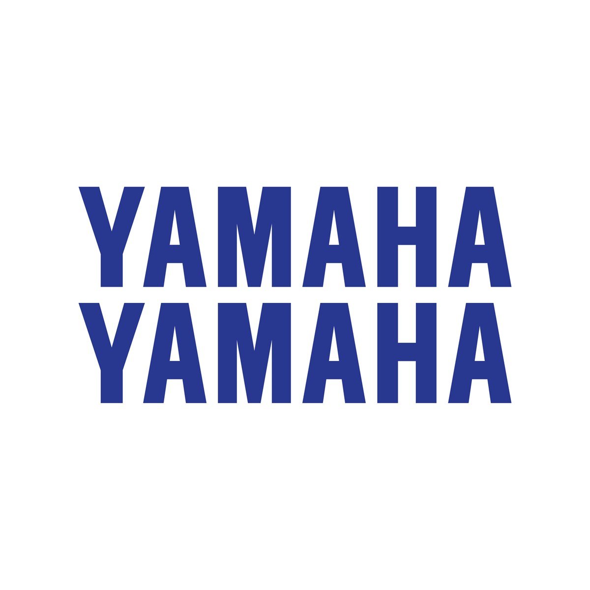 YAMAHA Yazılı Mini Sticker Etiket Modeli