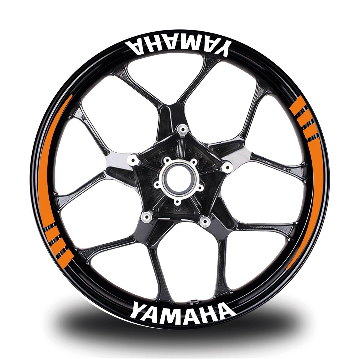Yamaha Yazılı Neon Turuncu Takım Jant Modeli