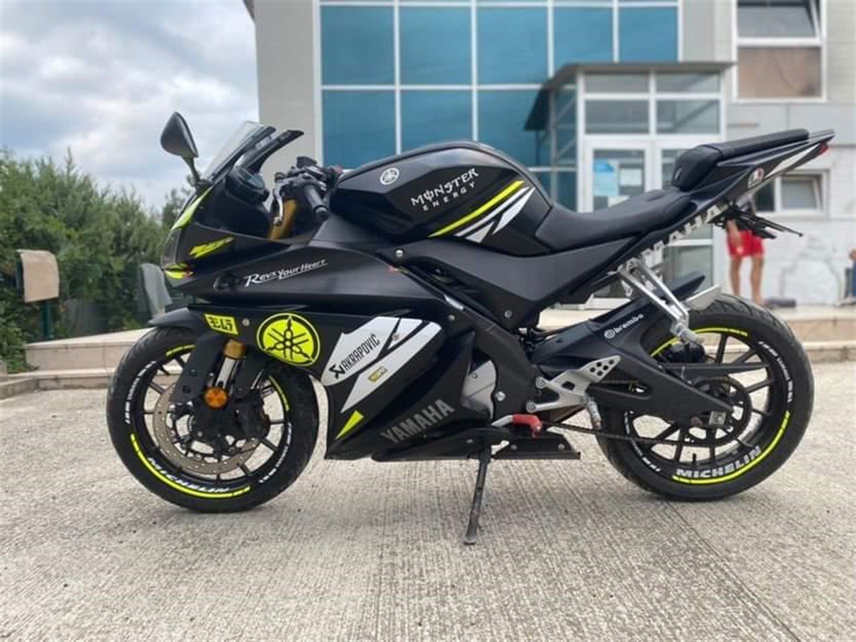 Yamaha YZF R125 Sticker Etiket Modeli